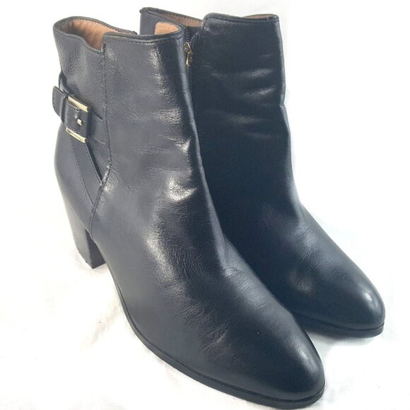 Louise et Cie Shoes - Louise Et Chie Y2K 90s Ankle Booties Boots Black Leather Zip USA Size 10 M